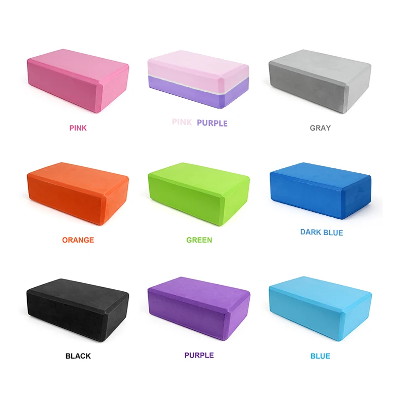 Home Gym Garden - EVA Foam Yoga Block Props Brick