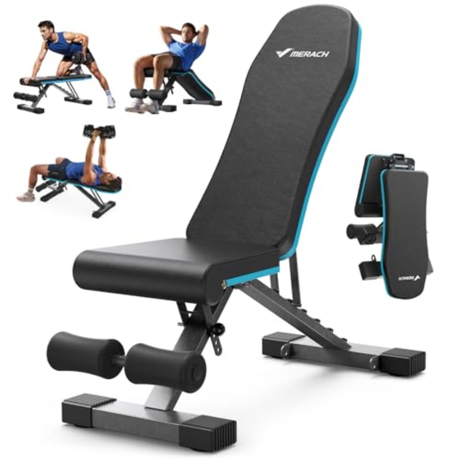 Home Gym Weight Bench - Foldable Weight Bench for Home Gym