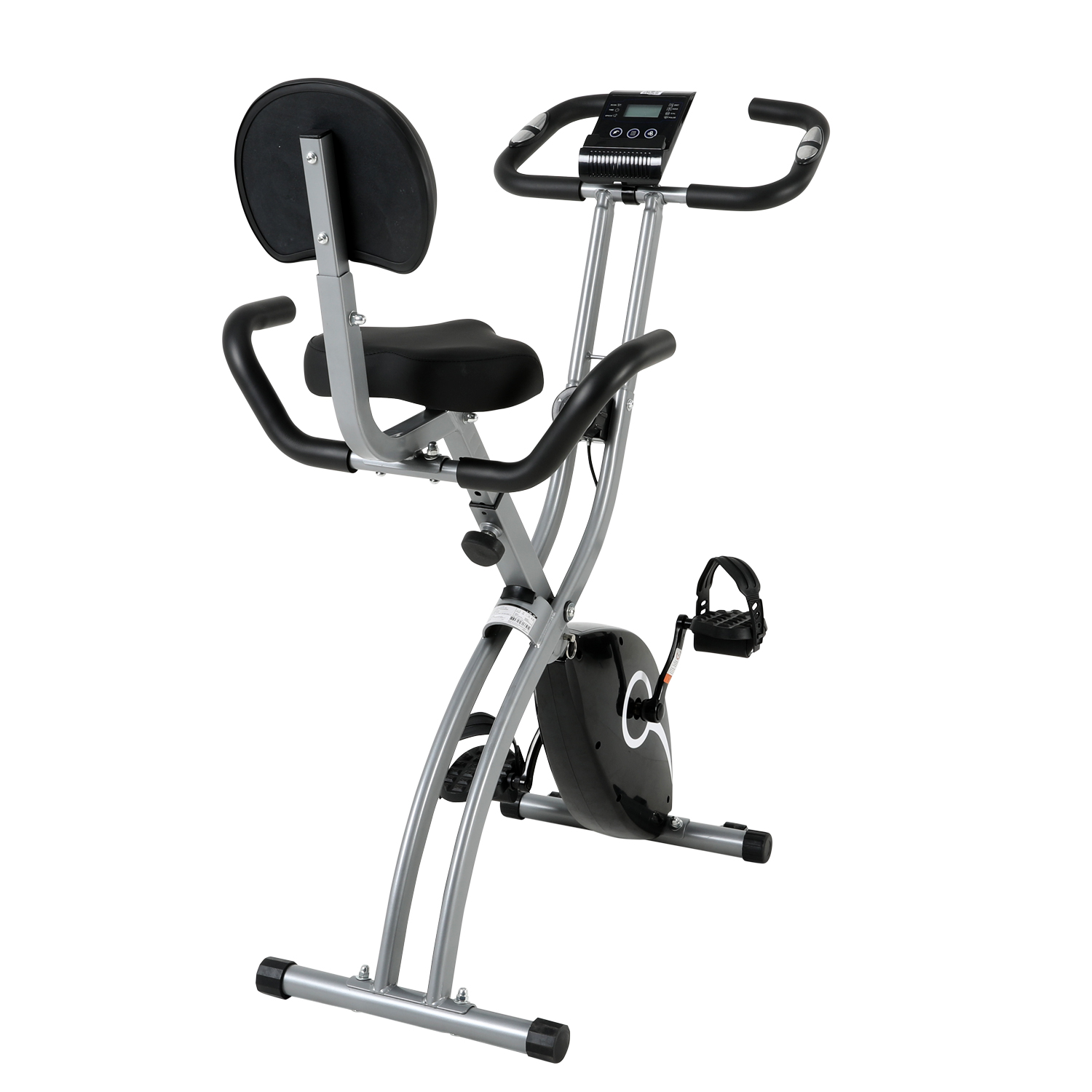 Home Gym Foldable - Steel Foldable Indoor Exercise Spin Bike,