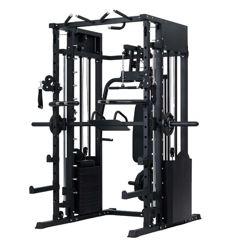 Home Gym Rack With Cables - YTYIN All In One Gym Multi