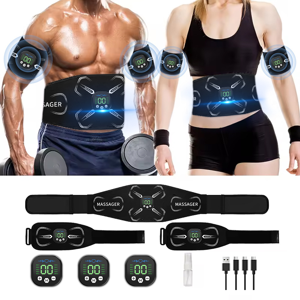 Home Gym Garden - EMS Muscle Stimulator Abdominal Trainer Abs