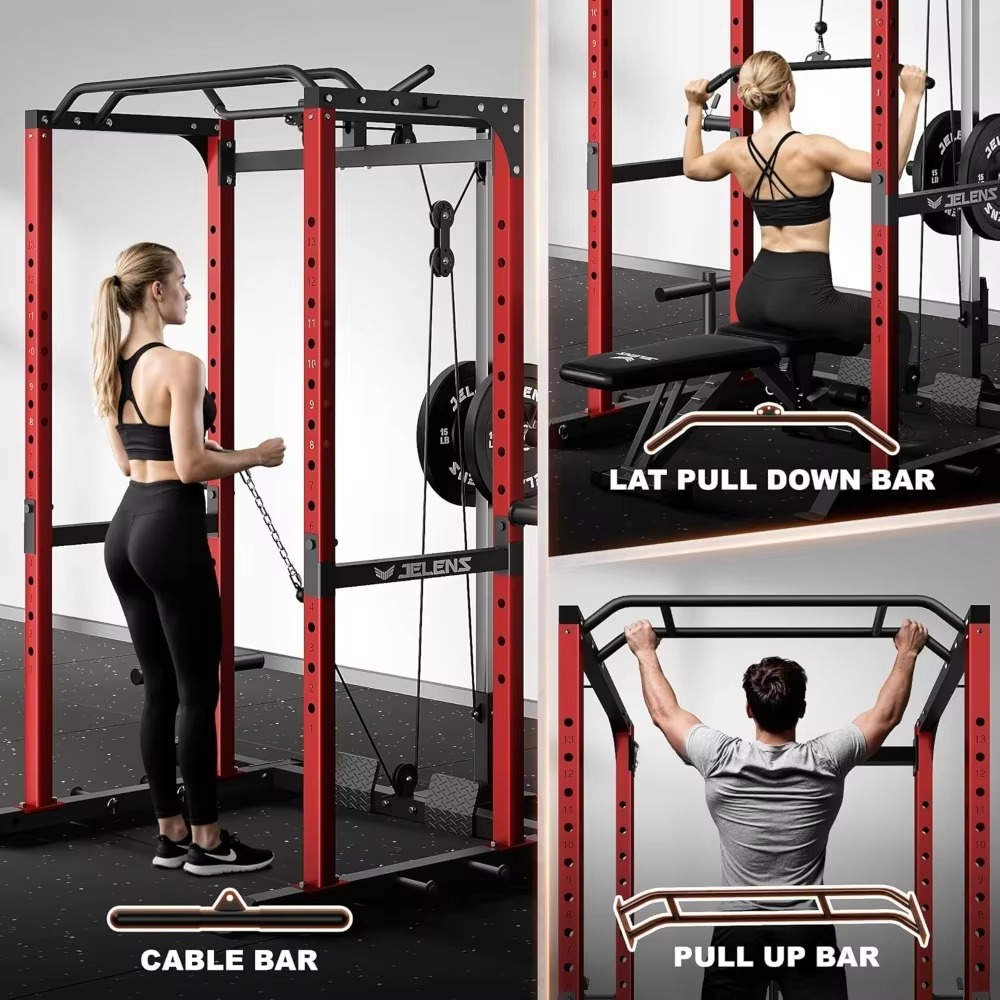S21 Power Cage Multi-Function  - огляд і ціна Home Gym Rack With Cables