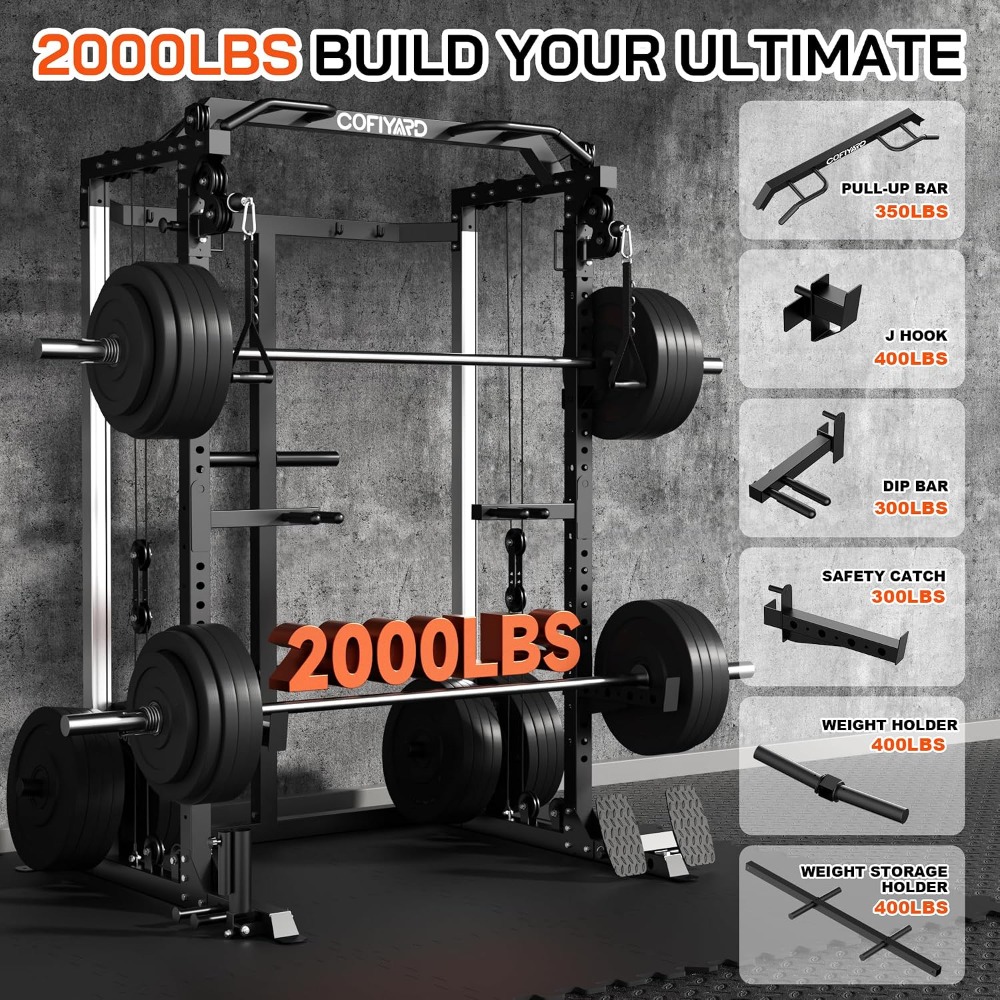 Multi Function Squat Power Cag - огляд і ціна Home Gym Rack With Cables
