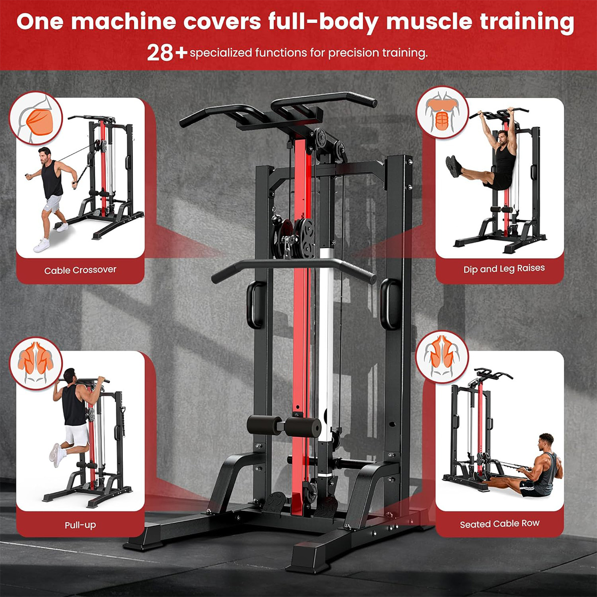 Pooboo Home Gym Machine - High - огляд і ціна Home Gym Leg Machine
