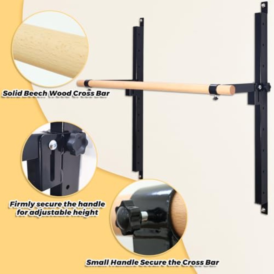 Wall Mounted Ballet Barre 4ft  - огляд і ціна Home Gym Foldable
