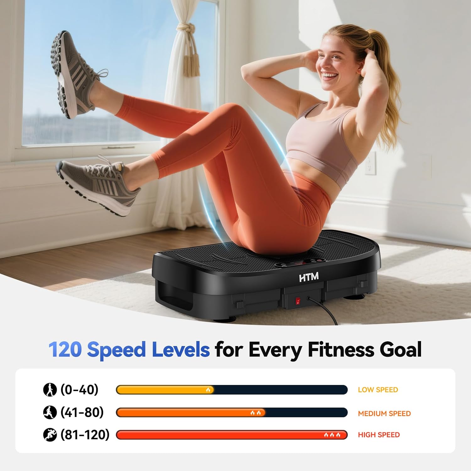 Vibration Plate Fat Burning Fi - огляд і ціна Home Gym Garden