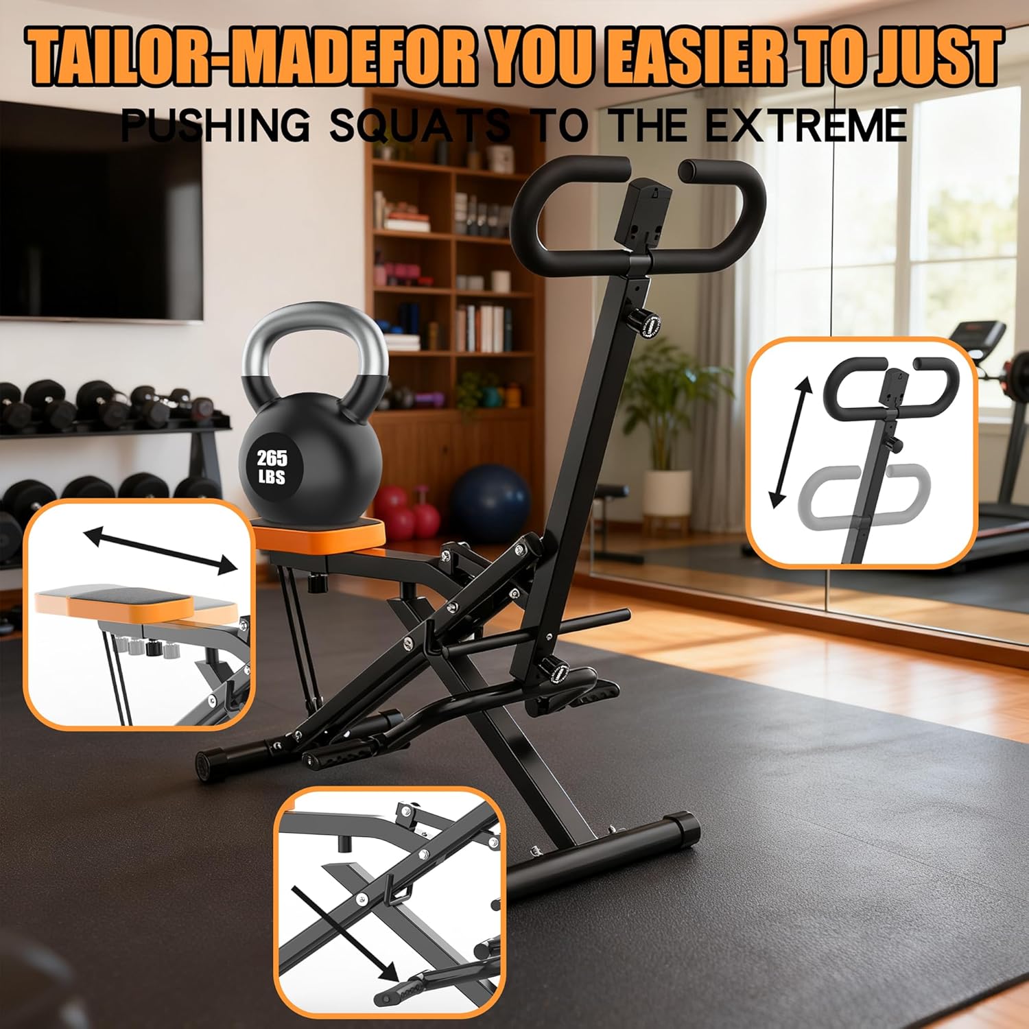 Squat Machine For Home, Assist - огляд і ціна Home Gym Leg Machine