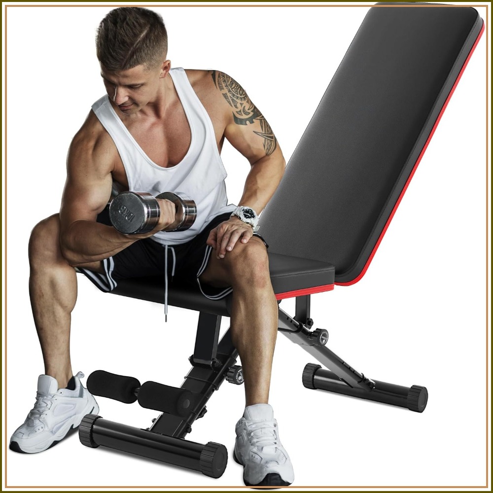 Adjustable Weight Bench for Fu - огляд і ціна Home Gym Foldable