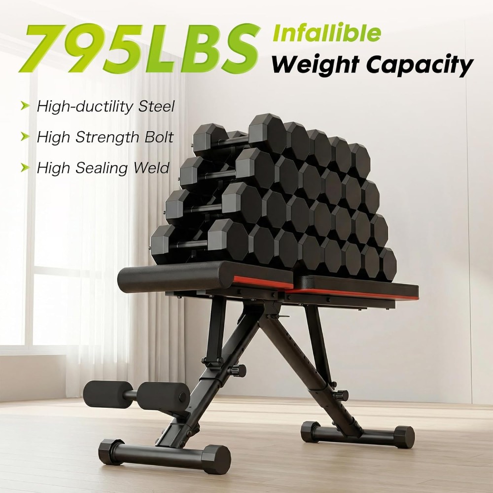 Adjustable Weight Bench for Fu - огляд і ціна Home Gym Foldable