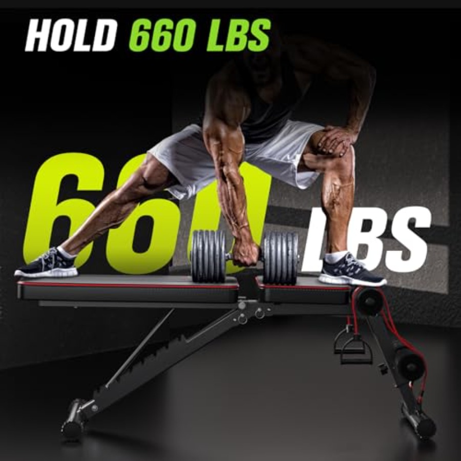 Adjustable Folding Weight Benc - огляд і ціна Home Gym Weight Bench