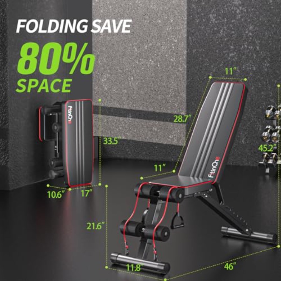 Adjustable Folding Weight Benc - огляд і ціна Home Gym Weight Bench