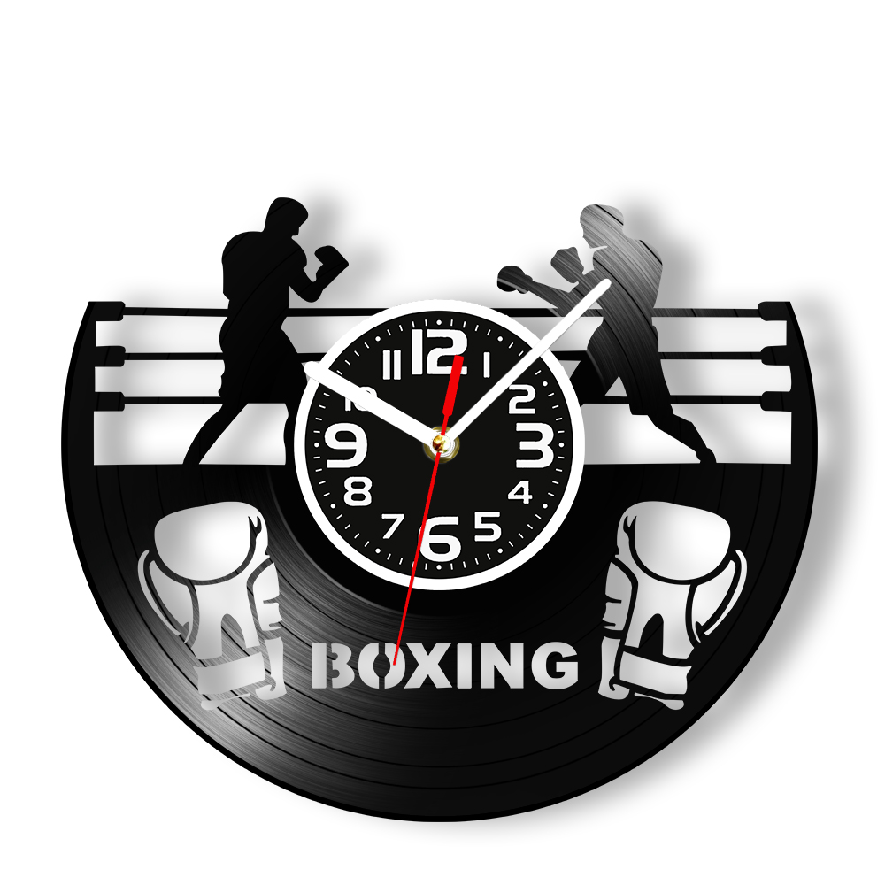 Boxing Ring Vinyl Record Wall  - огляд і ціна Home Gym Living Room Ideas