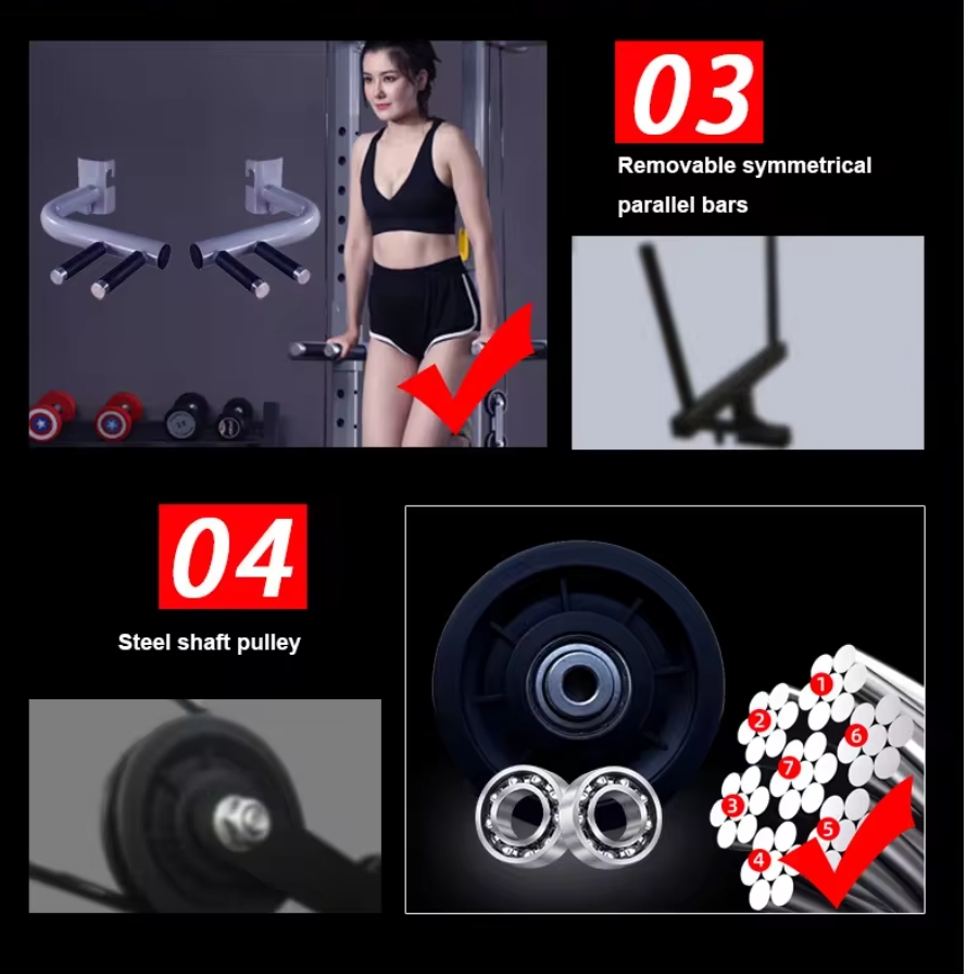 DXXY YR-1601 Fitness Equipment - огляд і ціна Cable Pulley System