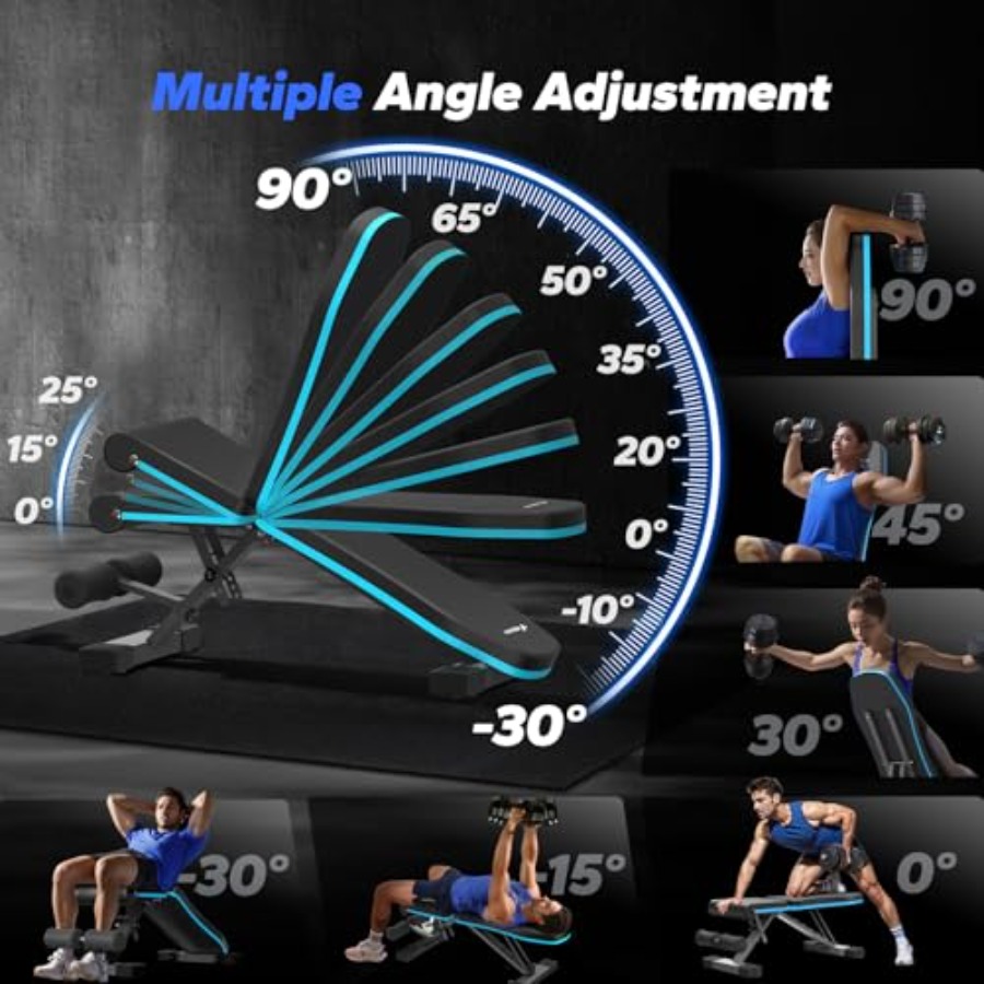Foldable Weight Bench for Home - огляд і ціна Home Gym Weight Bench