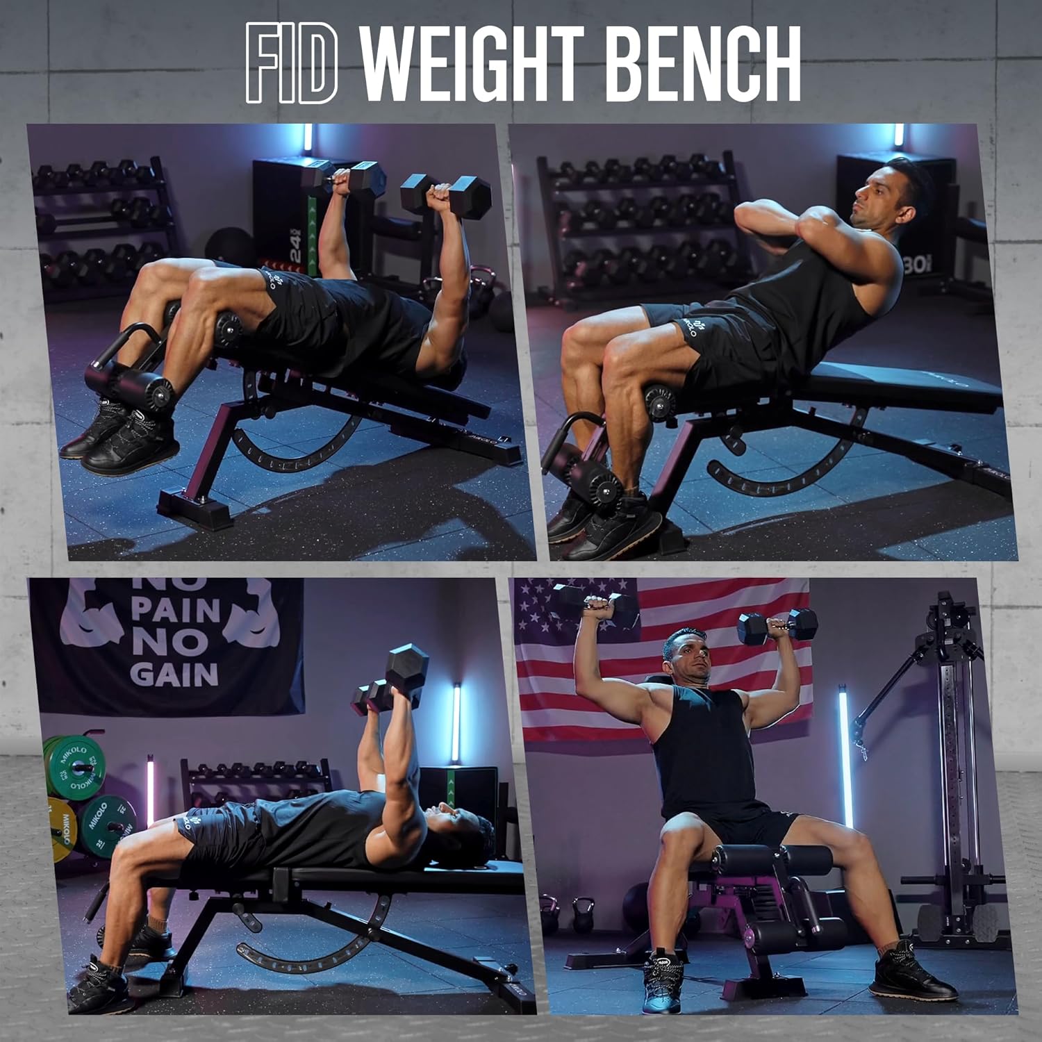 Home Gym Weight Bench - Steel  - огляд і ціна Home Gym Weight Bench