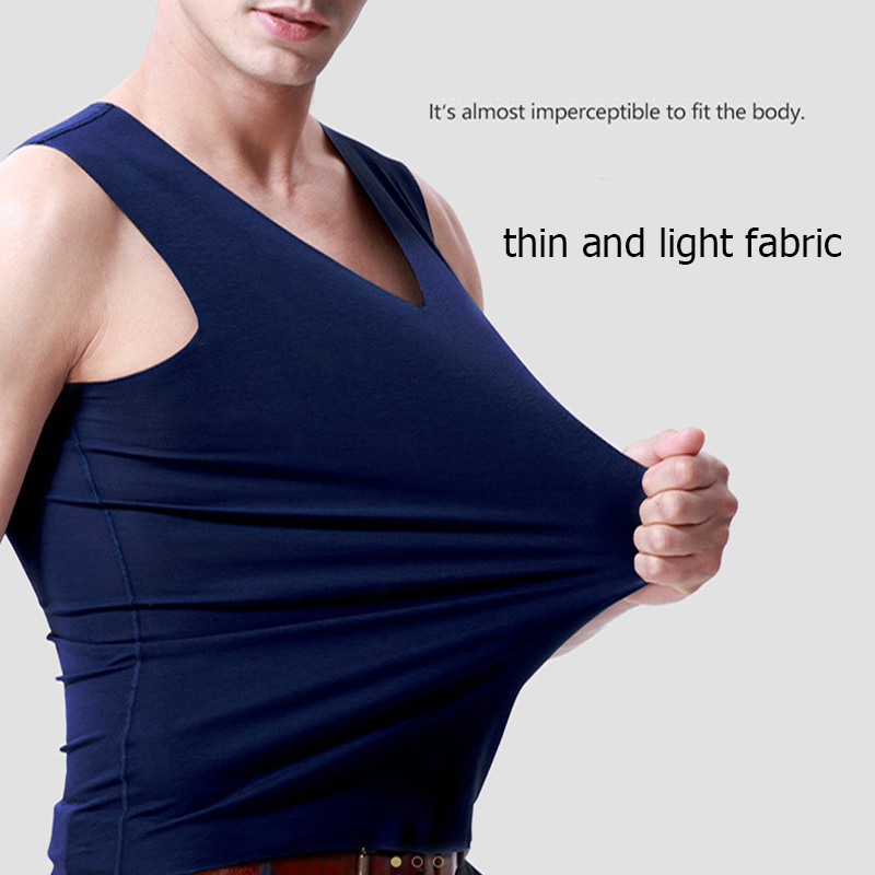 Silk Tank Tops Seamless Mens V - огляд і ціна Home Gym China