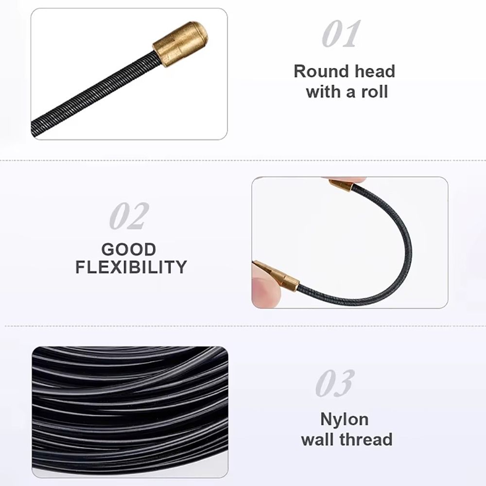 1Roll Durable 5/10/15/20/25/30 - огляд і ціна Cable Pulley System