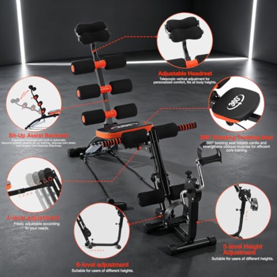 Abdominal Workout Bench Adjust - огляд і ціна Home Gym Foldable