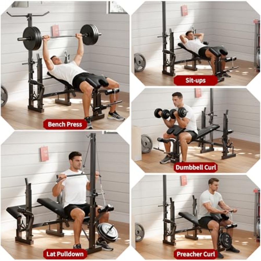 Home Gym Weight Bench Set: Ste - огляд і ціна Home Gym Weight Bench