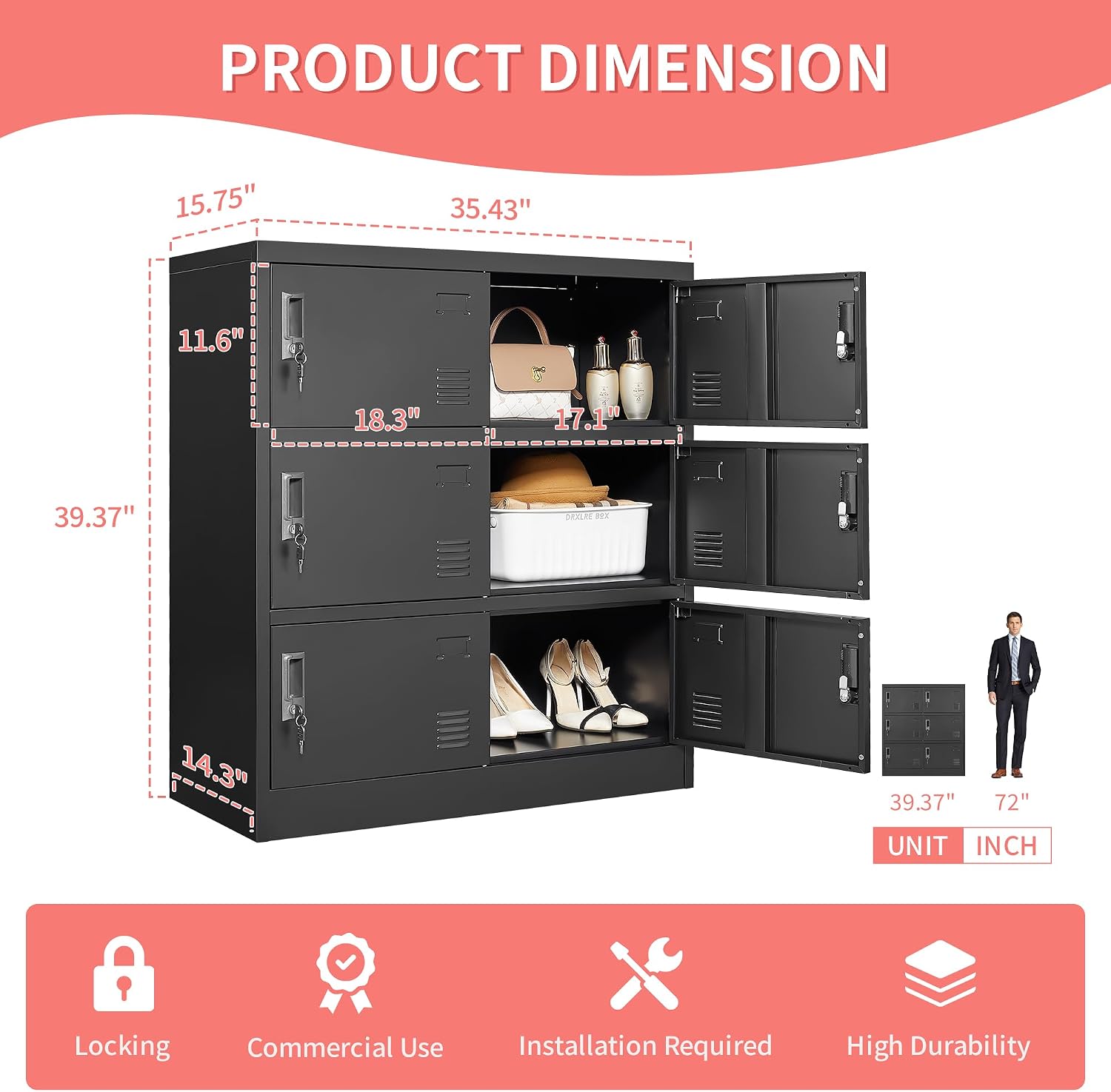 Metal Lockers For Employees Of - огляд і ціна Home Gym Garage