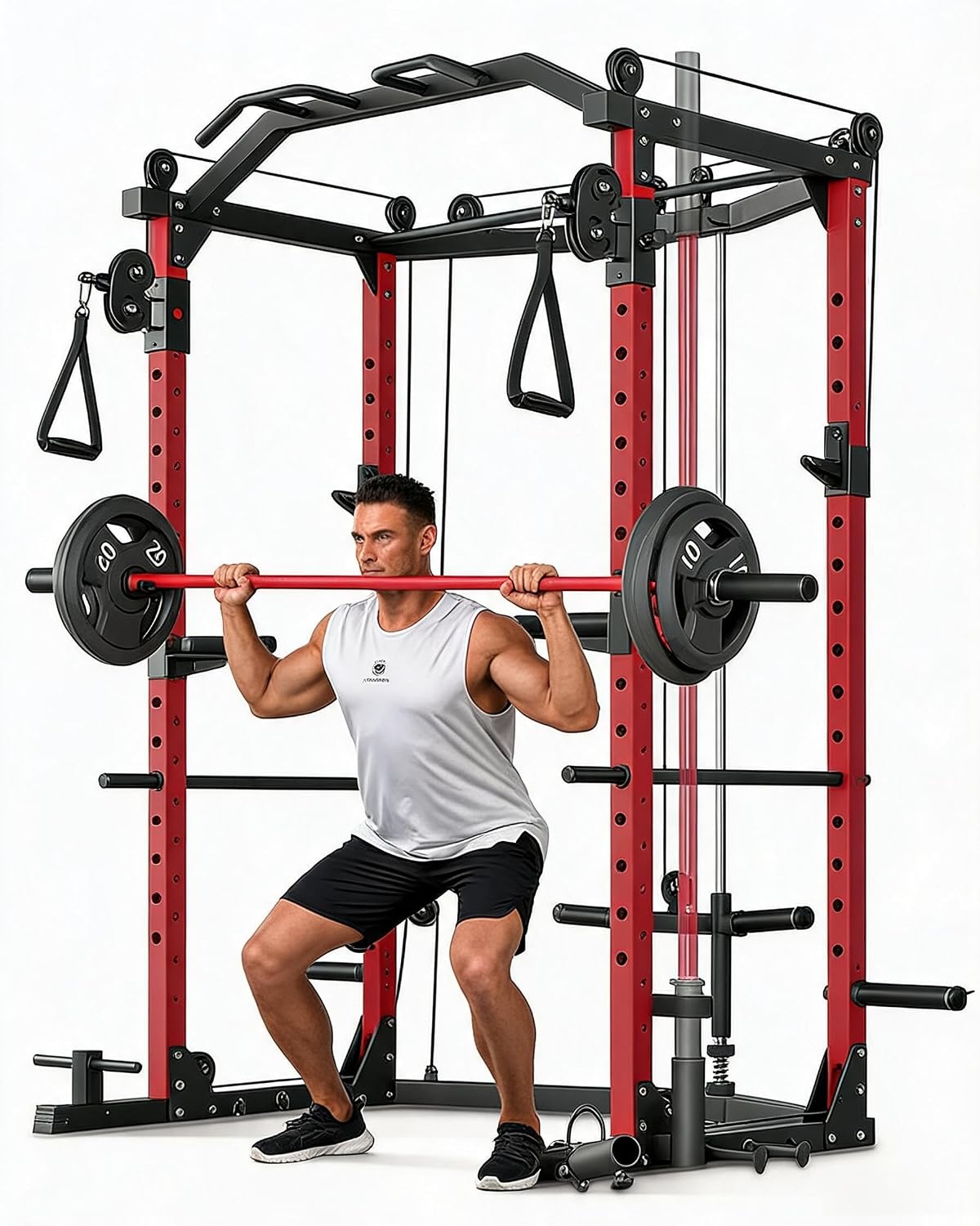 Power Cage, Multi-Functional P - огляд і ціна Home Gym Rack With Cables