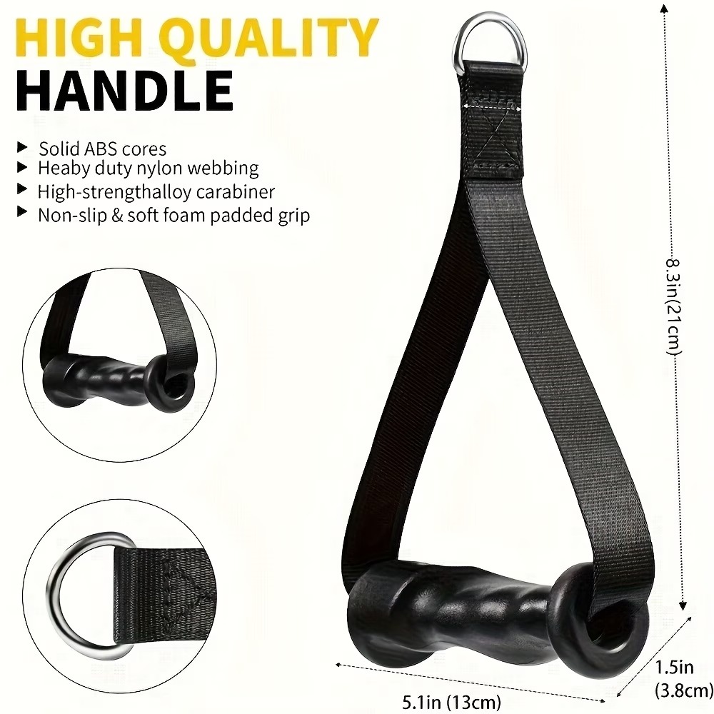 1Pair Ergonomic Exercise Handl - огляд і ціна Cable Pulley System