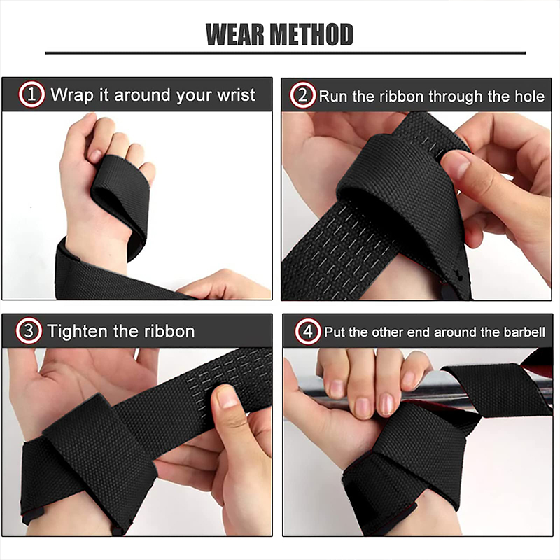 2Pcs Gym Lifting Straps Fitnes - огляд і ціна Lifting Straps Wrist